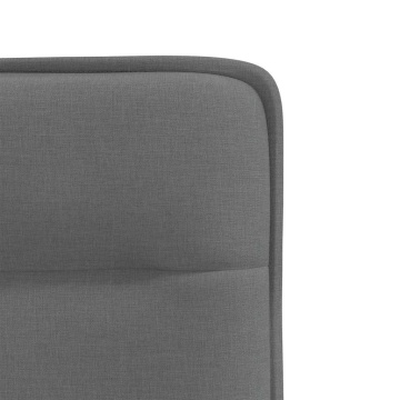 Scaune de sufragerie, 2 buc., gri închis, material textil - Img 6