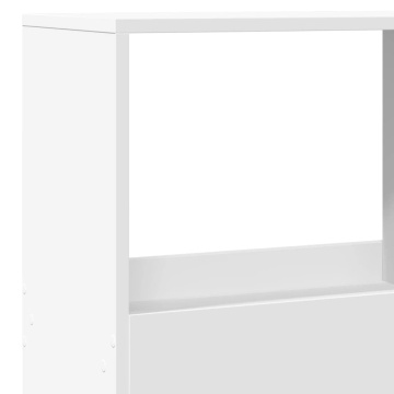 Separator de cameră, alb, 100x33x155,5 cm, lemn prelucrat - Img 6