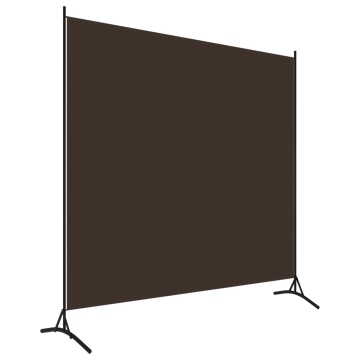 Separator de cameră, maro, 175x180 cm, textil - Img 2