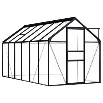 Seră, antracit, 7,03 m², aluminiu - Img 1