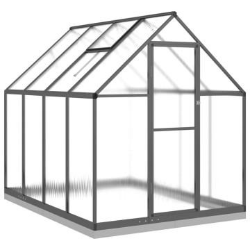 Sere cu cadru de bază, antracit, 224x169x202 cm, aluminiu - Img 2