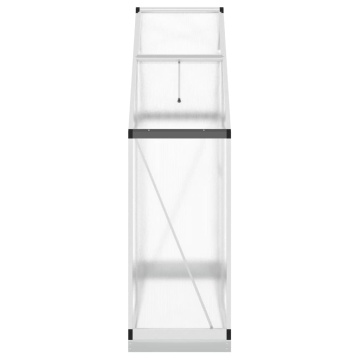 Sere cu cadru de bază, argintiu, 169x58x202 cm, aluminiu - Img 4
