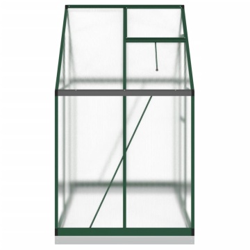 Sere cu cadru de bază, verde, 169x114x202 cm, aluminiu - Img 4