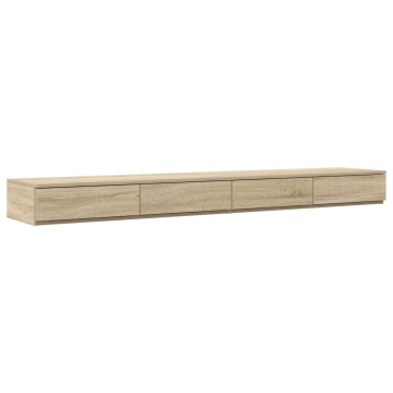 Sertar pentru pat , Stejar Sonoma, 180x36,5x16,5 cm, Lemn prelucrat - Img 2