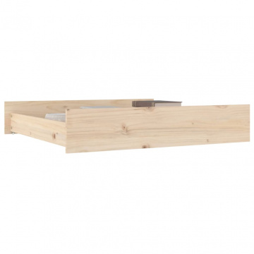 Sertare pentru pat, 2 buc., lemn masiv de pin - Img 5
