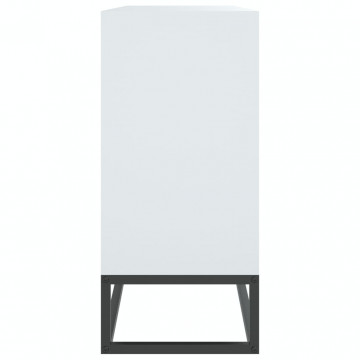 Servantă, alb, 105x30x65 cm, lemn prelucrat - Img 5