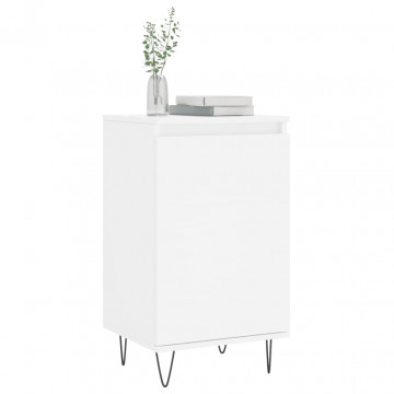 Servante, 2 buc., alb, 40x35x70 cm, lemn prelucrat - Img 3