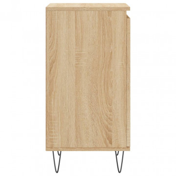 Servante, 2 buc., stejar sonoma, 40x35x70 cm, lemn prelucrat - Img 7
