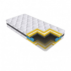 Set Avantaj saltea Roza Super Lux Ortopedica 140x200x26 plus 2 perne 50 x70 plus Husa plus Pilota microfibra iarna 180x200 - Img 2