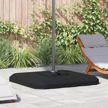 Set bază pentru parasol cantilever, 4 piese - , 130kg nisip sau 90kg apă - Img 1