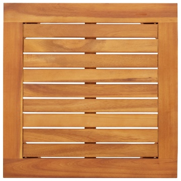 Set bistro de grădină 3 piese cu perne din lemn solid de acacia - Img 1
