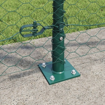 Set Gard Set de 2 Verde Oțel 25 x 1.2 m Durabil Set Gard - Img 4