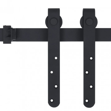 Set glisare ușă mini pentru dulap, oțel carbon, 183 cm - Img 3