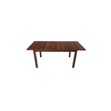 Set masa extensibila 140-180x80 cm cu 6 scaune tapitate, mb-21 modena1 si s-37 boss7 o15, nuc, lemn masiv de fag, stofa - Img 4