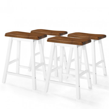 Set masă și scaune de bar, 5 piese, lemn masiv - Img 5