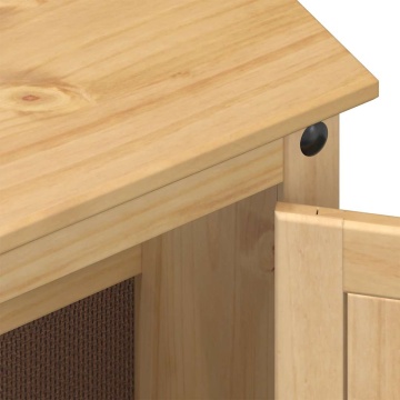 Set mobilier de baie „Corona”, 2 piese, lemn masiv de pin - Img 6