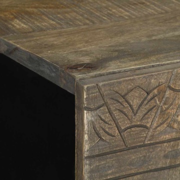 Set mobilier de baie, 2 piese, lemn masiv de mango - Img 7