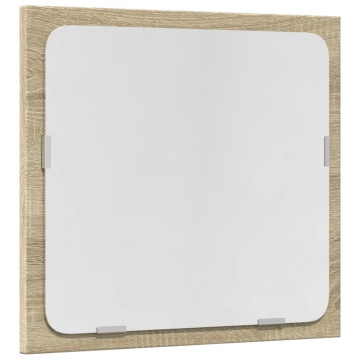 Set mobilier de baie, 2 piese, stejar sonoma, lemn prelucrat - Img 7
