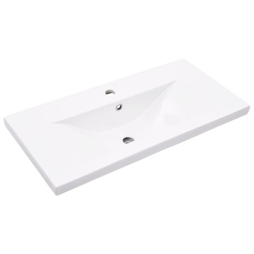 Set mobilier de baie, 3 piese, stejar sonoma, lemn prelucrat - Img 6