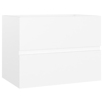 Set mobilier de baie, alb, lemn prelucrat - Img 5