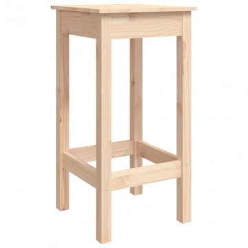 Set mobilier de bar, 3 piese, lemn masiv de pin - Img 7
