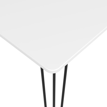 Set mobilier de bar, 7 piese, alb și negru - Img 3