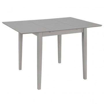 Set mobilier de bucătărie, 5 piese, gri, MDF - Img 2