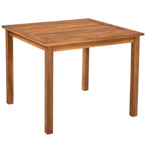 Set mobilier de exterior, 5 piese, negru și maro, poliratan - Img 2