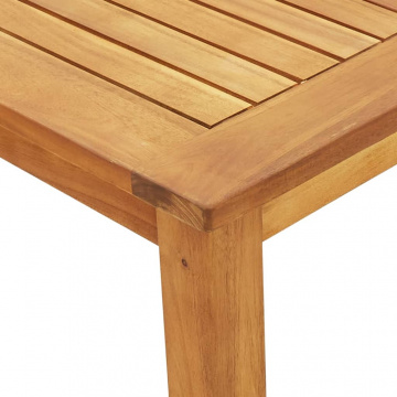 Set mobilier de grădină, 3 piese, lemn masiv de acacia - Img 6