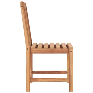 Set mobilier de grădină, 3 piese, lemn masiv de tec - Img 5