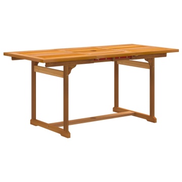 Set mobilier de grădină, 5 piese, lemn masiv acacia/textilenă - Img 4