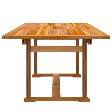 Set mobilier de grădină, 5 piese, lemn masiv acacia/textilenă - Img 8