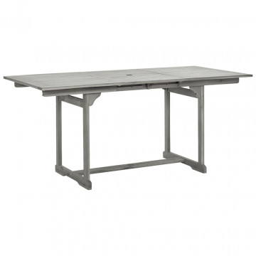Set mobilier de grădină, 5 piese, lemn masiv de acacia - Img 4