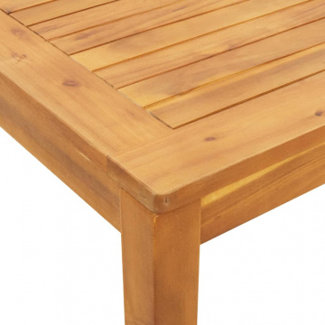 Set mobilier de grădină, 5 piese, lemn masiv de acacia - Img 6