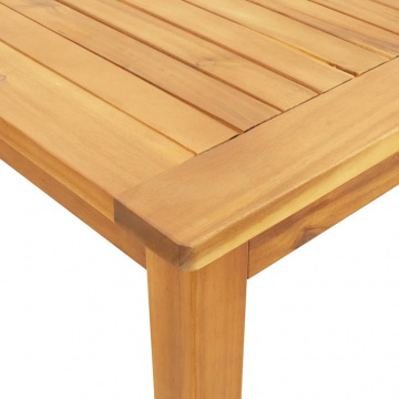 Set mobilier de grădină, 9 piese, lemn masiv de acacia - Img 6