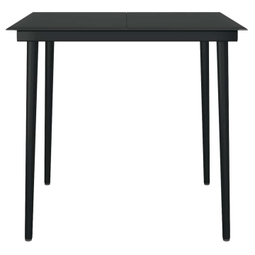 Set mobilier de grădină cu perne 3 piese maro sticlă polirattan - Img 6