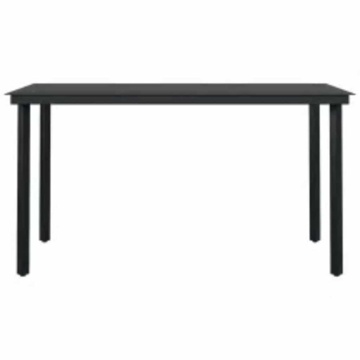 Set mobilier de grădină cu perne 5 piese maro sticlă polirattan - Img 8