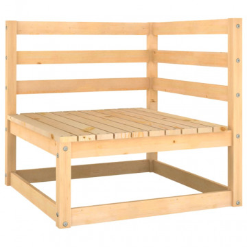 Set mobilier de grădină cu perne, 8 piese, lemn masiv de pin - Img 5