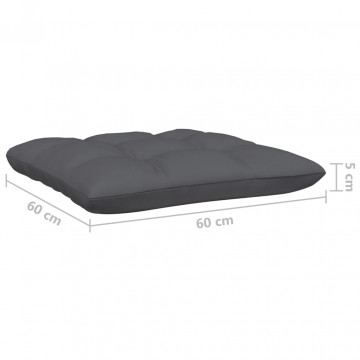 Set mobilier de grădină cu perne, 8 piese, lemn masiv de pin - Img 6