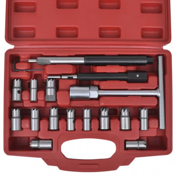 Set pentru curățare scaune injectoare diesel, 17 buc - Img 4