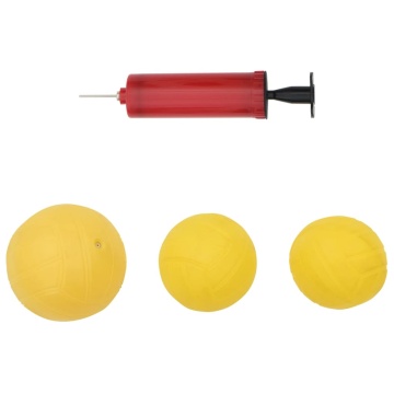 Set plasă rotundă cu 3 mingi și pompă suplimentară, Ø90x20 cm - Img 5