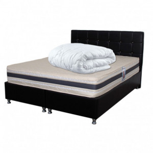 Set Saltea Superortopedica Lux ROMA 160x200x23 plus Pilota microfibra iarna 180x200 - Img 2