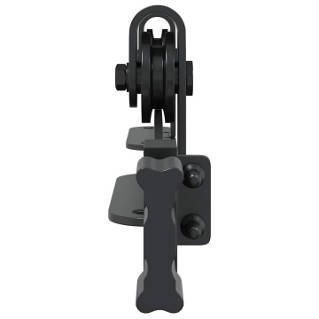 Set uși glisante pentru dulap 213 cm oțel carbon - Img 5