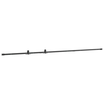 Set uși glisante pentru dulap 244 cm oțel carbon - Img 8