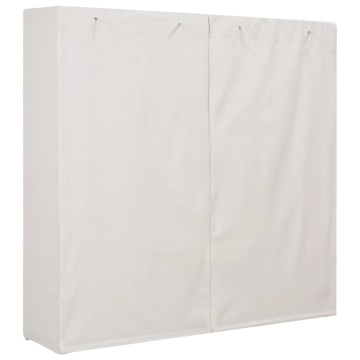 Șifonier, alb, 173x40x170 cm, material textil - Img 3