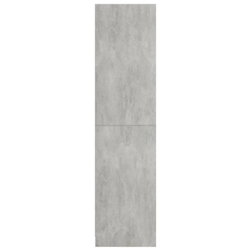 Șifonier, gri beton, 100x50x200 cm, PAL - Img 5