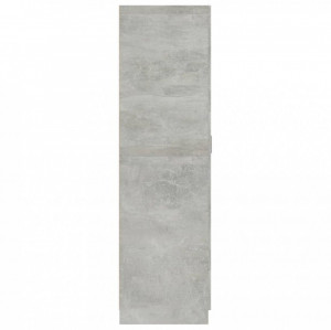 Șifonier, gri beton, 80 x 52 x 180 cm, PAL - Img 6