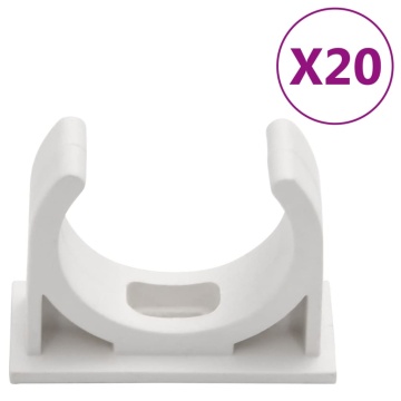 Șine de cabluri cu cleme, Ø30 mm, 10 m, PVC - Img 4