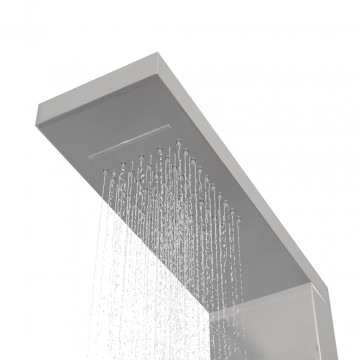 Sistem panou de duș, pătrat, oțel inoxidabil - Img 3