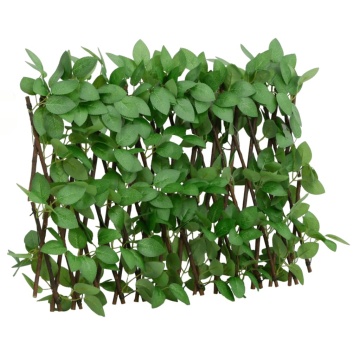 Spalier iederă artificială extensibil, 5 buc., verde, 180x30 cm - Img 2